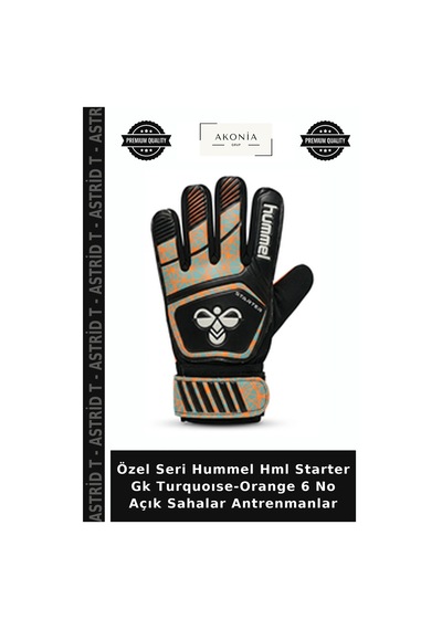 Özel Seri Hummel Hml Starter Gk Turquoıse-orange 6 No Açık Sahalar Antrenmanlar Turkuaz