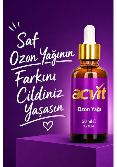 Acvit Koruyucu ve Yenileyici Saf Ozon Yağı 50 ML