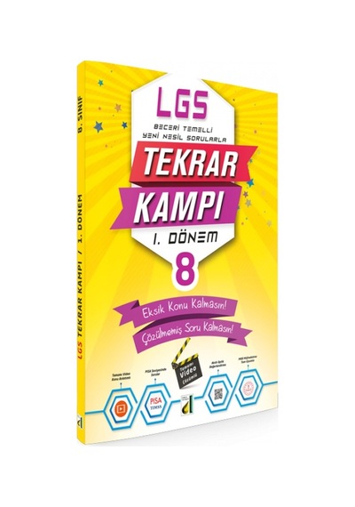Damla Yayınları 8. Sınıf Lgs Tekrar Kampı 1. Dönem Yeni Nesil Sor