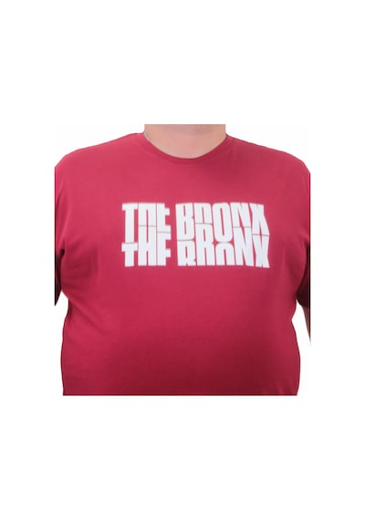 Moc Grande Mocgrande Erkek Büyük Beden Sıfır Yaka Tişört The Bronx 23174 Bordo