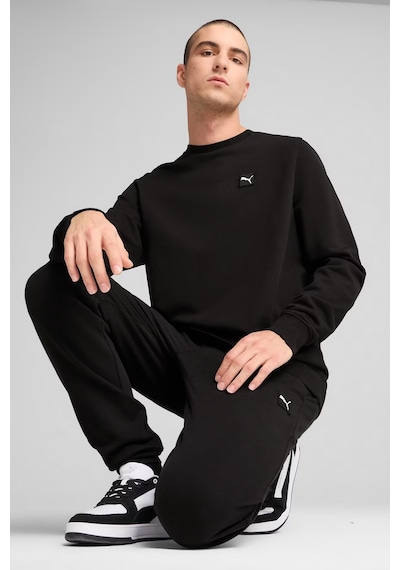 Puma Ess Elevated Erkek Sweatshirt Siyah