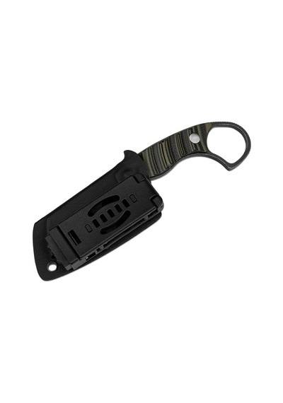 Kizer Little Rhino D2 Black Stonewashed Black & Od Green G10 Kamp Bıçak Yeşil