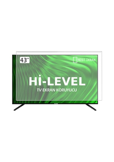 Hi-level Hl43fmln-a14s Tv Ekran Koruyucu - Hi Level 43" İnç Kırılmaz Televizyon Led Ekran Koruyucu