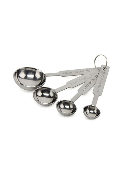 Metal Minik Ölçü Kaşıkları Ölçek Seti 4 Lü Set Diğer