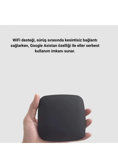 Android Auto Kablosuz Dönüştürücü Bluetooth 5.0 Ve 5.8ghz Wifi Destekli Sesli Asistan Uyumlu
