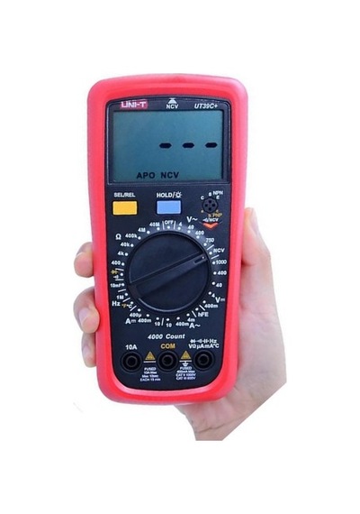 Unı-t Ut39c+ Dijital Multimetre Ncv Sıcaklık Ölçümlü Ölçü Aleti Voltmetre Ampermetre Avometre