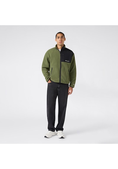 Champion Full Zip Top Erkek Yeşil Sweatshirt 223003