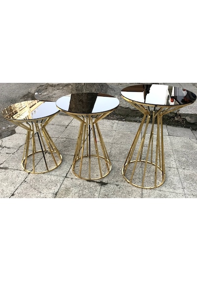 Brc Cadde Zigon Model Metal Çelik Gold Renk Kaplam Siyah Mermer T (378106715)