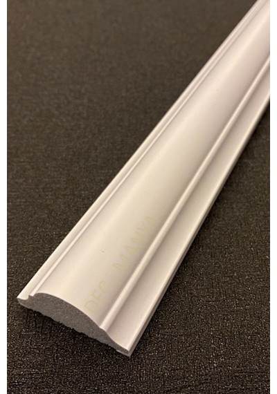 Boyanabilir Duvar Çıtası 4 Cm Poliüretan Çıta Boyanabilir Çıta 1 Boy 240 Cm