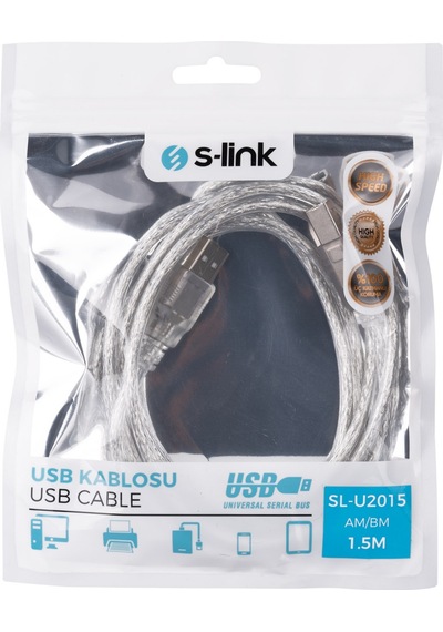 S-lınk Sl-u2015 Usb Yazıcı Kablosu 15 Metre 1923 1