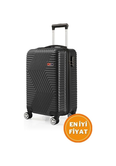 G&d Polo Suitcase Abs Siyah Kabin Boy Valiz 600.01-k Siyah