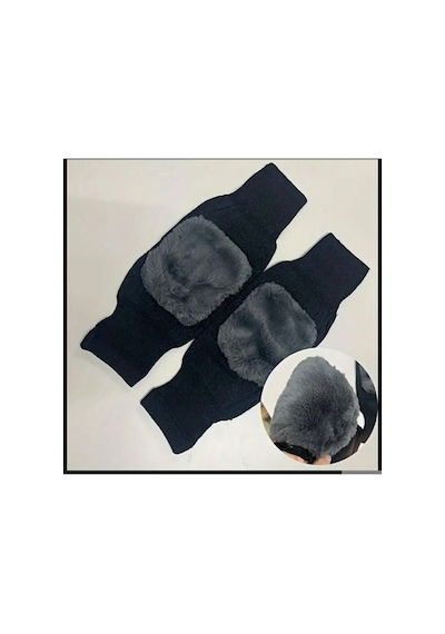 Yıwu Termal Polar Dizlik - Çekmeli Kışlık Bacak Isıtıcıları, Peluş Astarlı,ev&dış Mekan Kullanım Xl