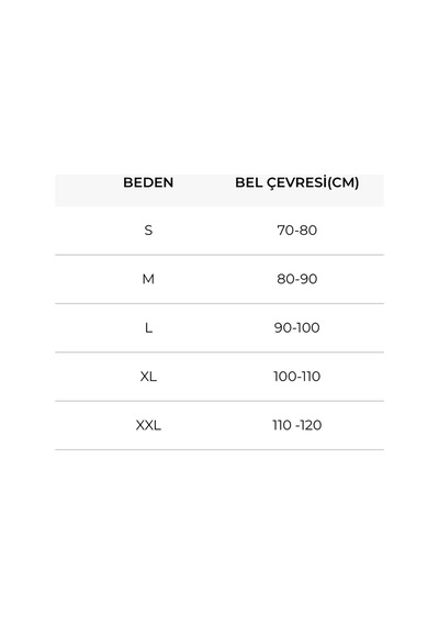 3 Parçalı Lumbosakral Korse Bej
