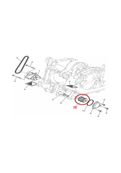 Yamaha Mt 125 Yağ Filtresi 1s7-e3440-00