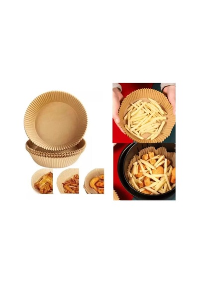 Yuvarlak Pişirme Kağıdı Airfry Uyumlu Isıya Dayanıklı 20 Cm 25 Adet Diğer