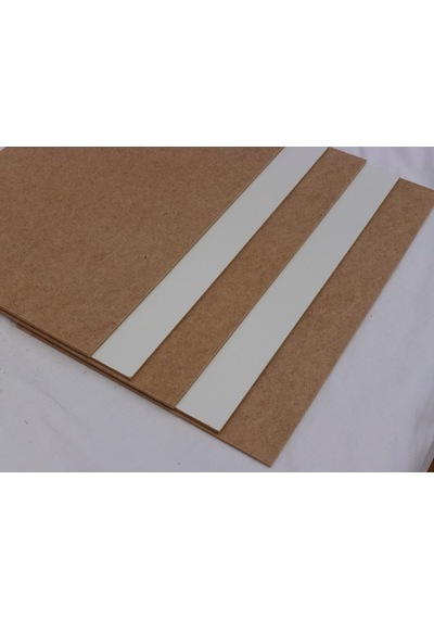 5 Adet 4 MM 35x50  CM Beyaz Mdf Duralit