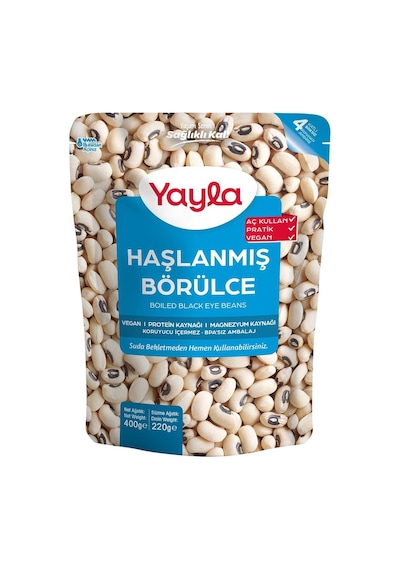 Yayla Haşlanmış Börülce 4 x 400 G