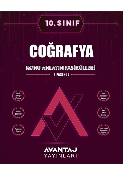 Avantaj 10. Sınıf Coğrafya Konu Anlatım Fasikülleri