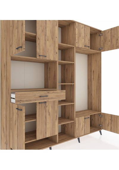 Hyperion Dolap 12 Raflı Tek Çekmeceli 8 Kapaklı 220x44x243 Çam-çam/çam Atlas Çam/atlas Çam - Atlas Çam Hyperion Dolap 12 Raflı Tek Çekmeceli 8 Kapaklı 220x44x243 Çam-çam/çam Atlas Çam/atlas Çam - Atlas Çam