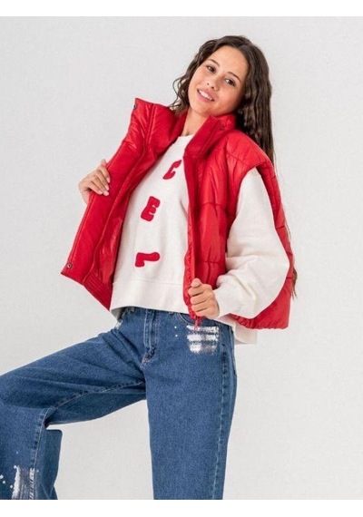 Kız Çocuk Mevsimlik Harf Aplikeli 3 İplik Sweatshirt-14771 Ekru