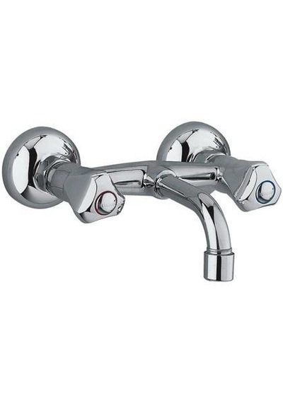 Mey İthalat İtimat Alfa 207 Sabit Lavabo Bataryası Duvardan Renkli