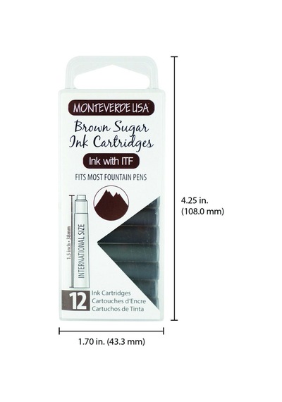 Monteverde Dolma Kalem Kartuşu Brown Sugar G305Bs