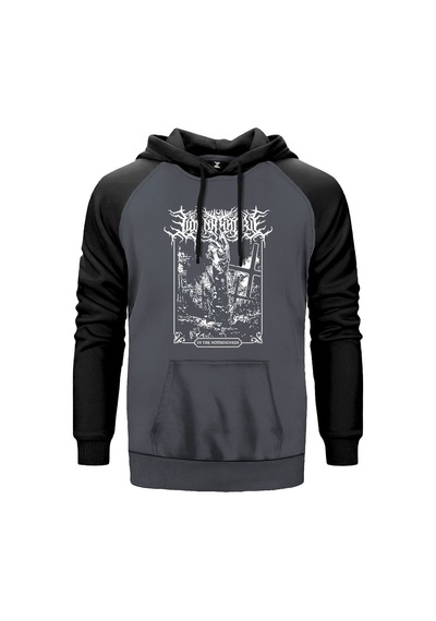 Lorna Shore In The Nothıngness Gri Renk Reglan Kol Sweatshirt