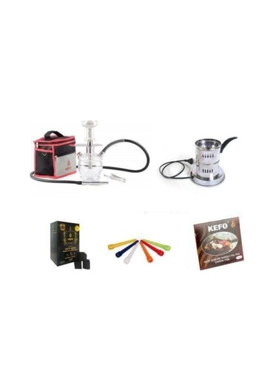 Kefo Trip Nargile +köz Yakma Ocak + Kefo Gold 1 Kg Kömür + Sipsi Ve Folyo