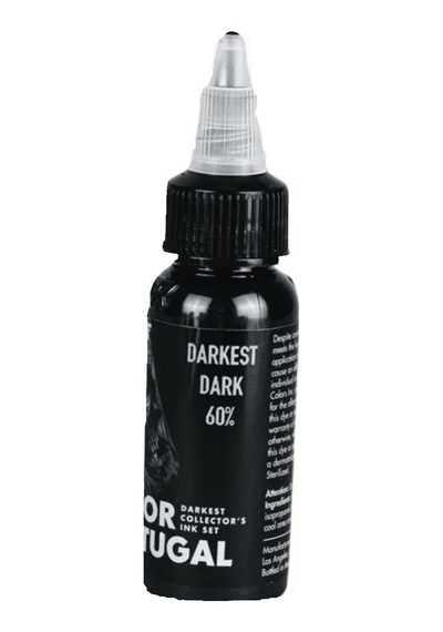 Victor Portugal Ink Darkest Dark - Radiant Tattoo Dövme Boyası - 1oz/30ml