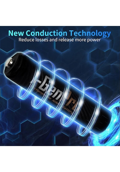 I-Gen Pro P104 8 Adet AAA 1100 mAh Şarj Edilebilir İnce Kalem Pil 1.2V Ni-MH Şarjlı Pil
