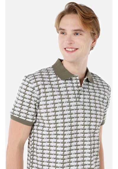 Colin's Colins Erkek Kısa Kol Polo Yaka Tişört Yeşil