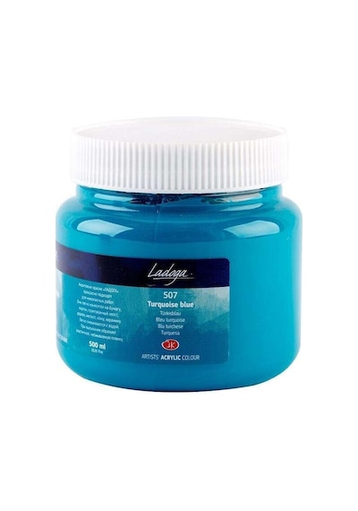 St. Petersburg Ladoga Akrilik Boya 500 Ml Turquoise 507