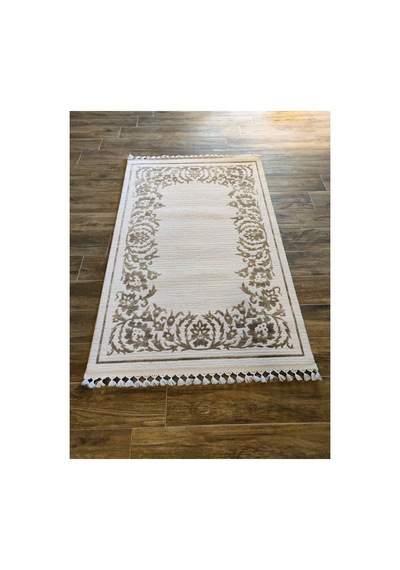 Saba 1420c Kahve-krem Halı Çok Renkli