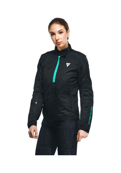 Dainese Risoluta Air Black Acqua Green Motosiklet Montu