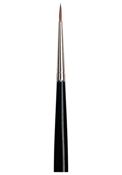 Round, Size 1 - Watercolour Series 36 Paint Brush, Round Russian Red Sable With Black, Size 1