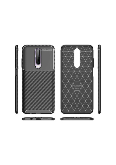 Xiaomi Poco X2 Kilif Karbon Silikon Case 389460110