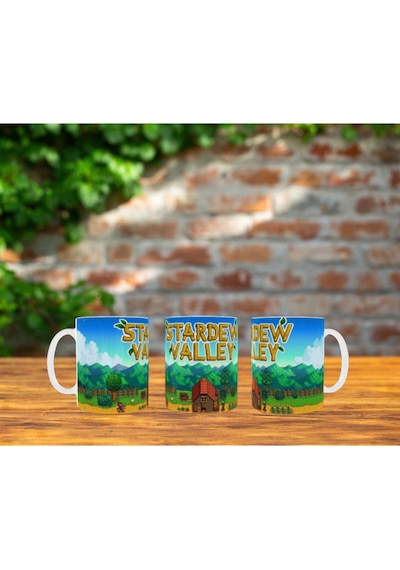 Stardew Valley Kupa Bardak Stardew Valley Mug Beyaz
