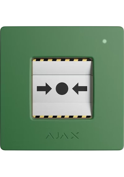 Ajax, Manual Call Point, Kablosuz, Kırbas Butonu Nc, Yeşil