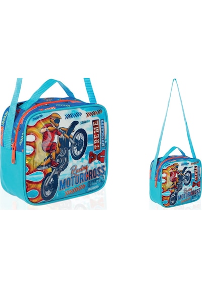 Kids Beslenme Çantası, Motocross, Pvc .