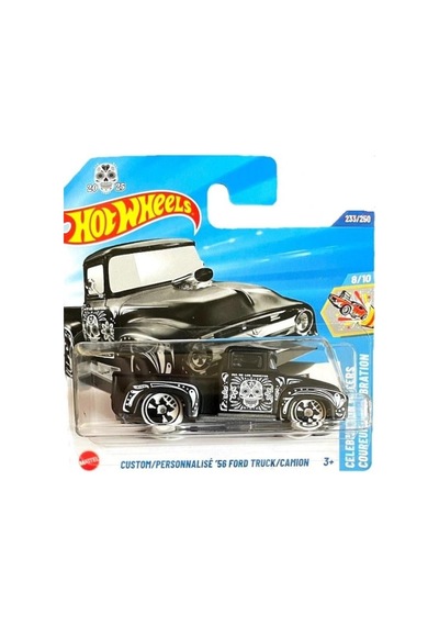 Hot Wheels Tekli Arabalar Custom/personnalise '56 Ford Truck/camion Jbb43 Celebration Racers Çok Renkli