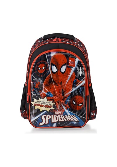 Spıderman Ilkokul Çantası Due Neıgborhood, Beslenme Çantası Ve Kalemlik Renkli