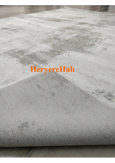 Eko Halı Passage Plz 01 Krem Vızon Sık Dokuma İnce Halı