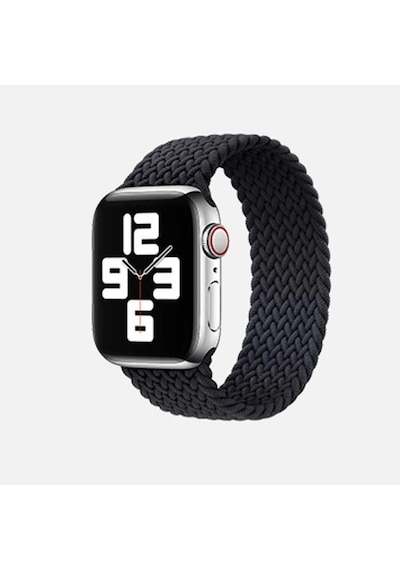 Apple Uyumlu  Watch 44 MM Krd-32 Sağlam Hasır Örgü Medium Kordon