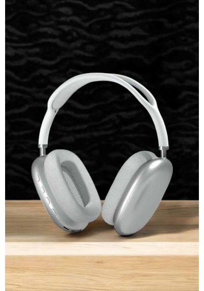 P9 - 836 - Plus Kablosuz Kulak Üstü Bluetooth Kulaklık Beyaz Mikrofonlu Kulaküstü - Ece-umay - Kablosuz Kulaklık