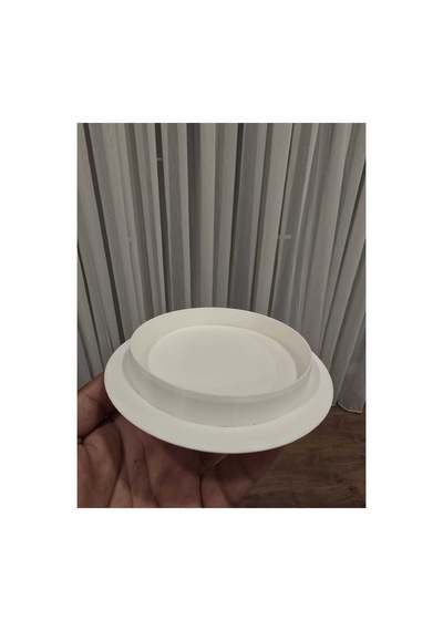 Soba Bacası Kapatma Kapağı Sert Plastik Düz Model Beyaz Renk