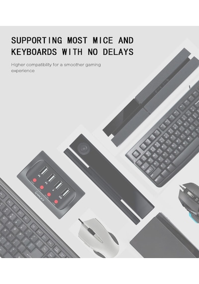 PS4 Ps3 Xbox One S - X Wired Keyboard Klavye Mouse Çeviric