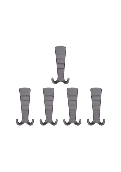 Mina Lüks Portmanto Askı, Metal, Vestiyer Askı, 202 Gr, Dolap Askılık, Duvar Askılığı, Titanyum Vidalı 5 Adet