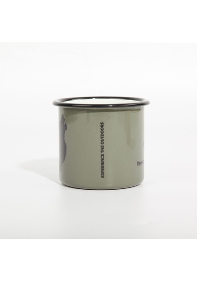 Freecamp Campers Emaye Mug 350ml Yeşil Yeşil