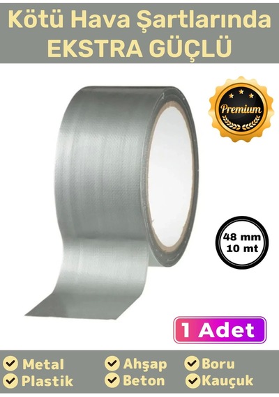 Özel Üretim Çok Amaçlı Su Geçirmez Sızdırmaz Güçlü Dayanıklı Izolasyon Gri Tamir Bandı 48 Mm 10 Mt 1