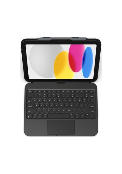 Zagg Tough Keys Apple Uyumlu iPad 11 A16 / 10.9 Ipx7 Klavyeli Kılıf Türkçe 103119801